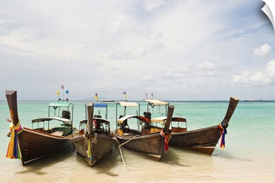 Longtail boats at Phi Phi Island, Thailand