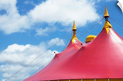 Low Angle View Of A Circus Tent Roof