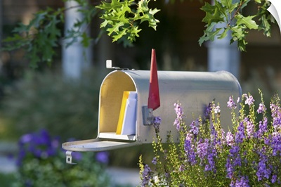 Mailbox with mail.