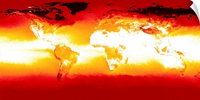 Map of global heat