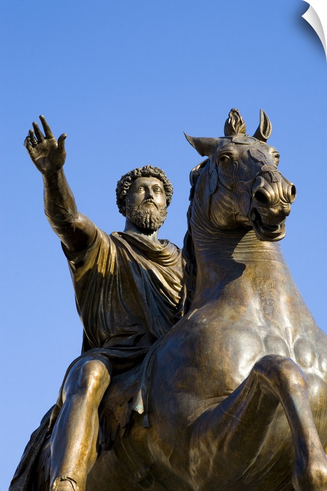 Marcus Aurelius statue, Capitoline Hill, Rome, Italy