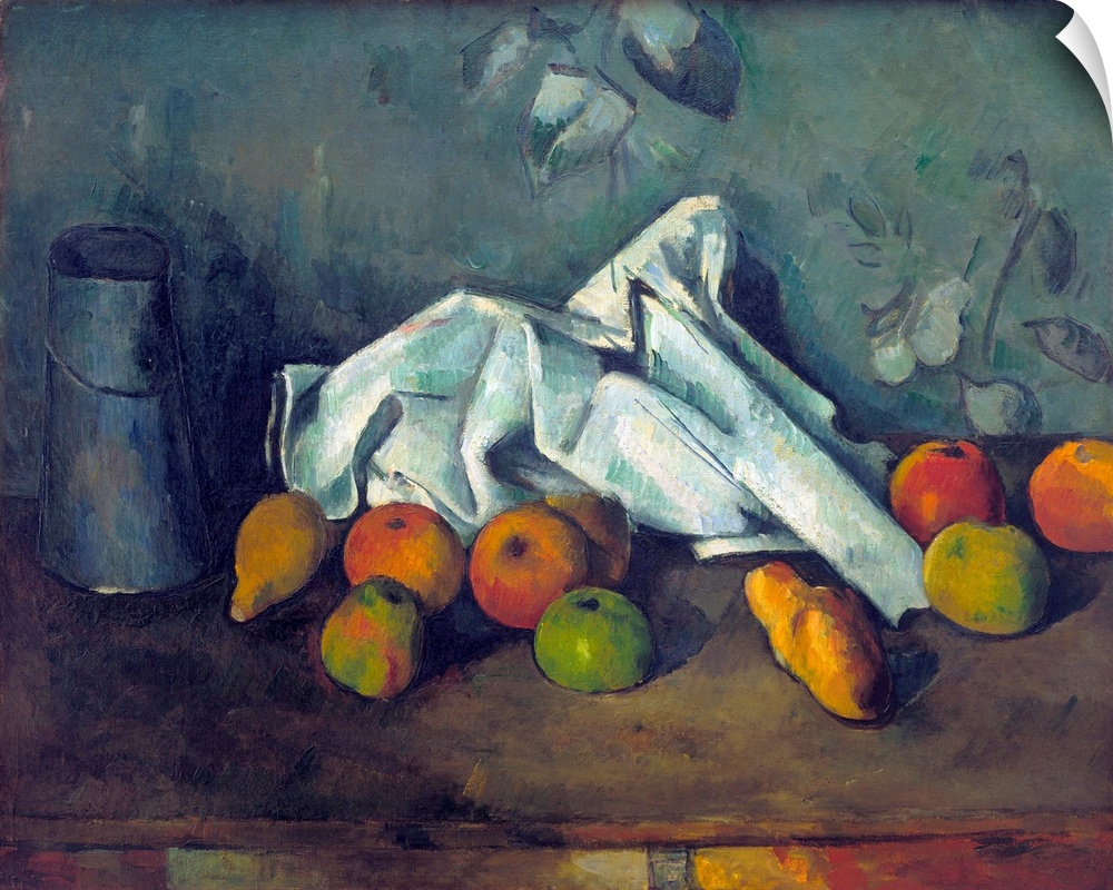 Paul Cezanne (French, 1839-1906), (Milk Can and Apples), 1879-80, oil on canvas, 50.2 x 61 cm (19.8 x 24 in), Museum of Mo...