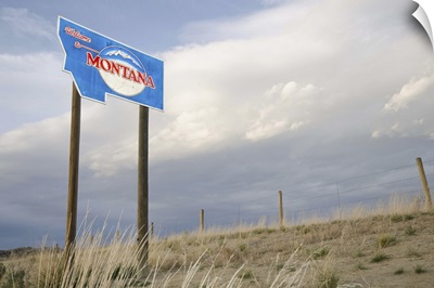 Montana Welcome Sign