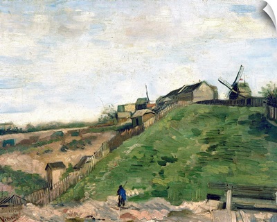 Montmartre Hill With Stone Quarry By Vincent Van Gogh