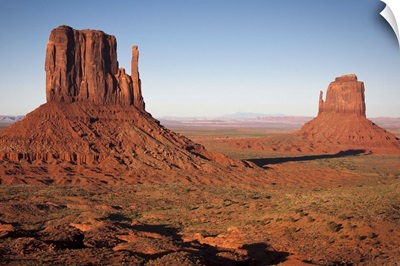 Monument Valley at sunset, Utah, United States of America.