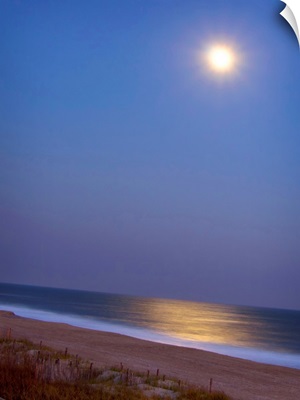 Moonlight on ocean.
