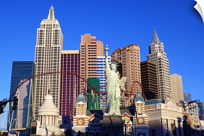 New York New York Casino at sunrise, Las Vegas, Nevada