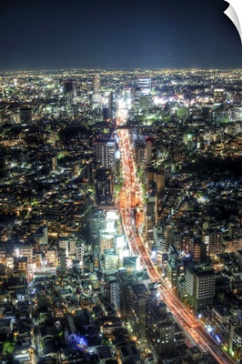 Nightscape in Tokyo.