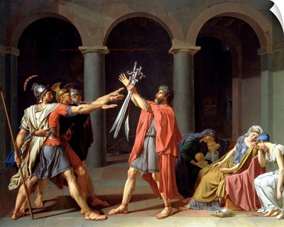Oath Of The Horatii By Jacques-Louis David
