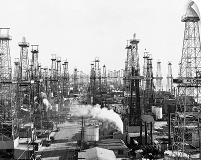 Oil Derricks In California