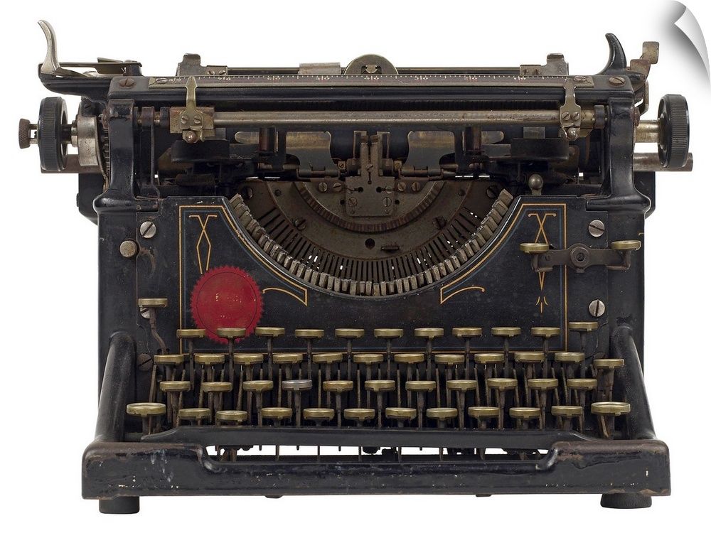 old-fashioned typewriter