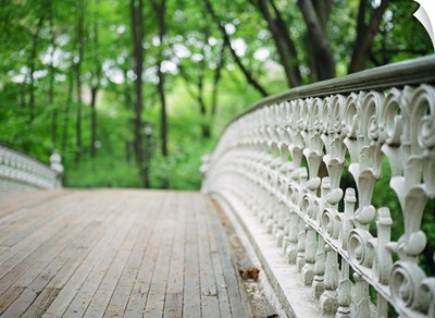 Ornamental Bridge railings, Central Park, Manhattan, New York