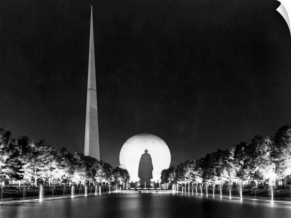 Perisphere and Trylon - New York World's Fair - 1939.