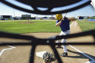 Perspective of a Baseball Catcher