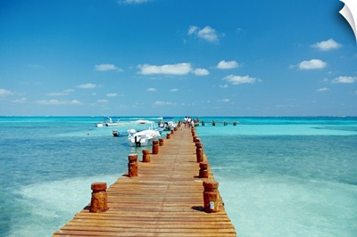 Pier in Cancun, Mexico