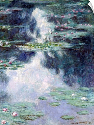 Pond With Water Lilies By Claude Monet