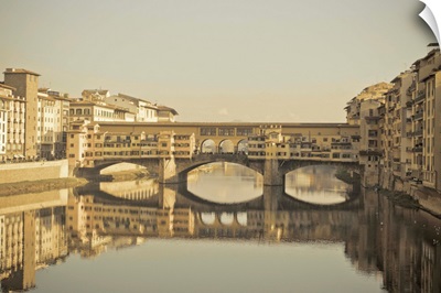 Ponte Vecchio over Arno River, Florence, Italy.