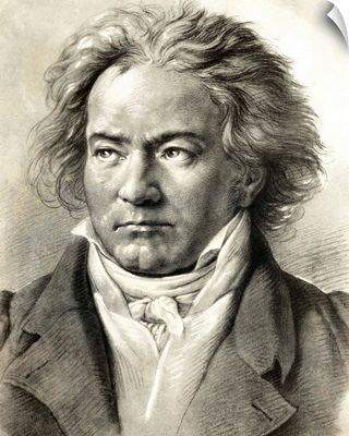 Portrait Of Ludwig Van Beethoven