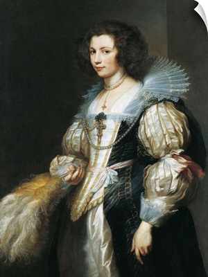 Portrait Of Maria Louisa De Tassis By Anthony Van Dyck
