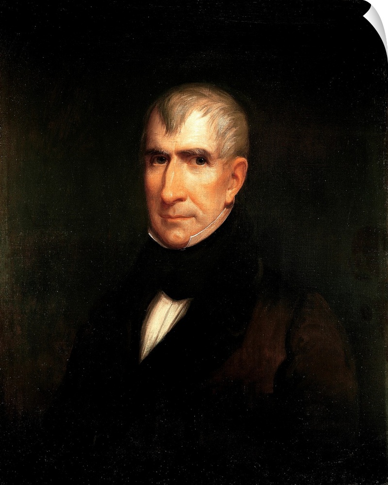 James Reid Lambdin, Portrait of President William Henry Harrison, 1835, oil on canvas, 76.2 x 63.5 cm (30 x 25 in). White ...