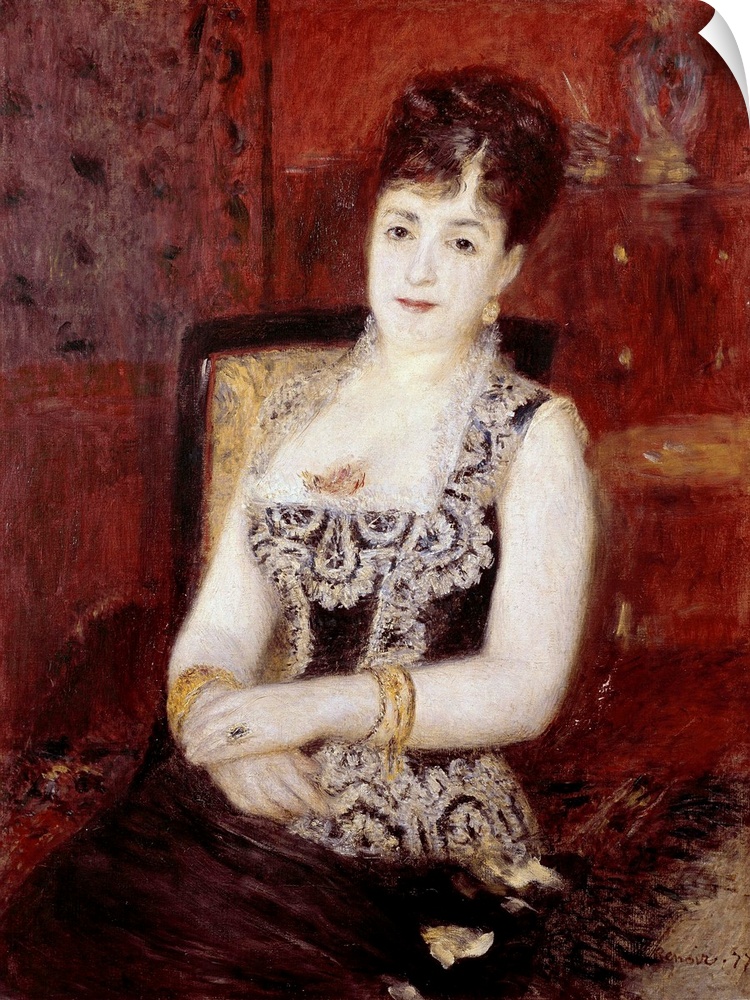 Countess Pourtales, 1877, by Pierre Auguste Renoir (1841-1919) 95x72cm. San Paolo, Museu De Arte De Sao Paulo