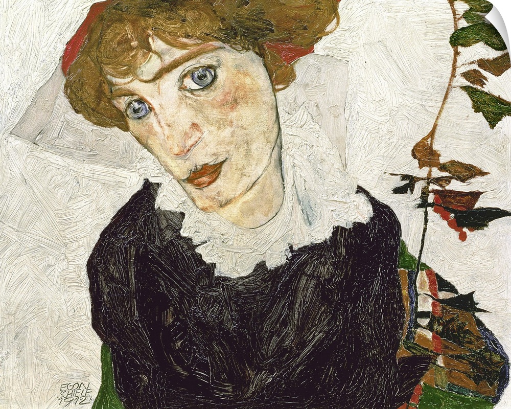 1912. Oil on wood. 32.7 x 39.8 cm. Located in the Leopold Museum, Vienna, Austria.