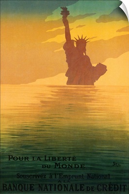 Pour La Liberte Du Monde Poster By Georges Goursat