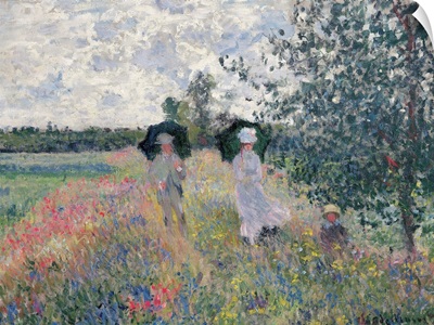 Promenade Pres D'Argenteuil By Claude Monet