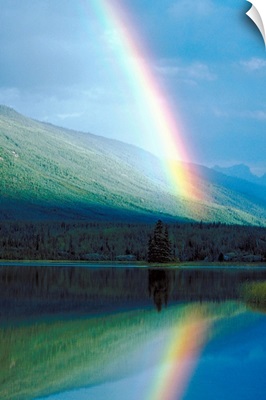Rainbow reflection, Northwest Territories