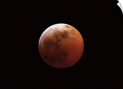 Red Eclipse moon.