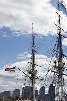 Rigging of the SS Constitution Ship, Boston Harbor, Massachusetts