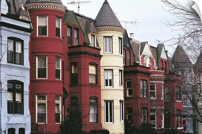 Row houses, Georgetown, Virginia,  Washington DC