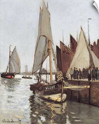 Sailboat At Honfleur By Claude Monet