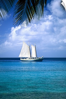 Sailboat in Mustique, Grenadines