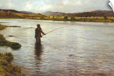 Salmon Fishing On The Dee By Joseph Farquharson