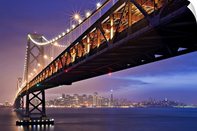 San Francisco Bay bridge.