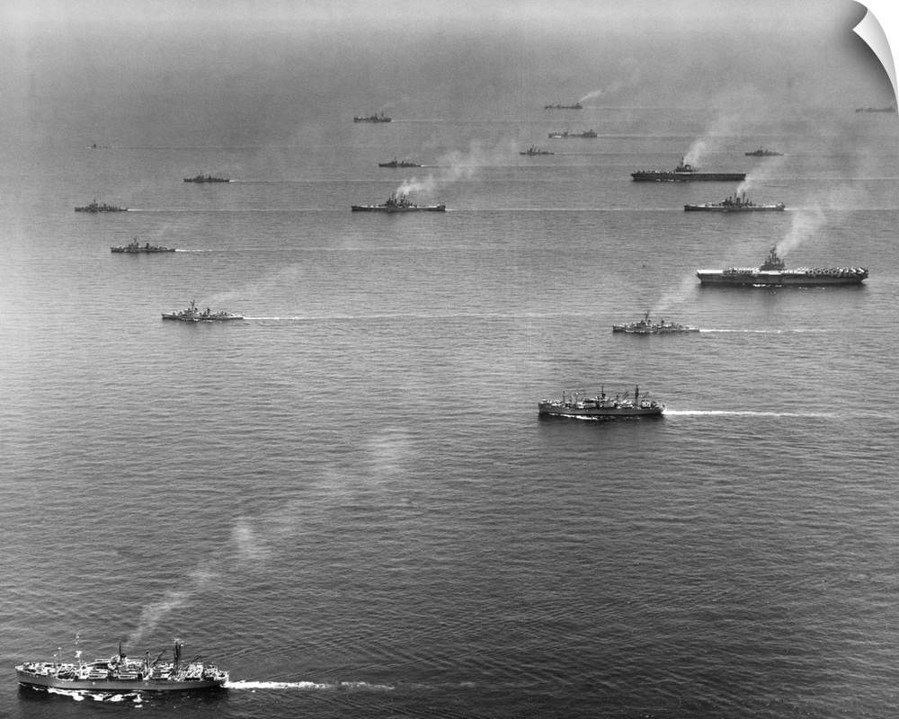 Ships of the US Sixth Fleet include: USS Randolph. USS Roanoke, USS Salem, and USS Midway.