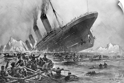 Sinking Of The Titanic By Willy Stoewer