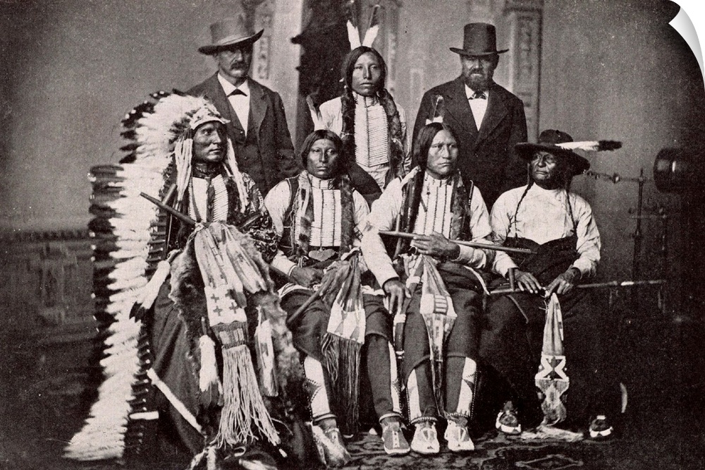 'Sioux Chiefs after a meeting at the White House, Washington
