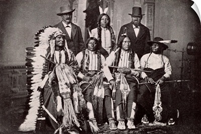 Sioux Chiefs after a meeting at the White House, Washington