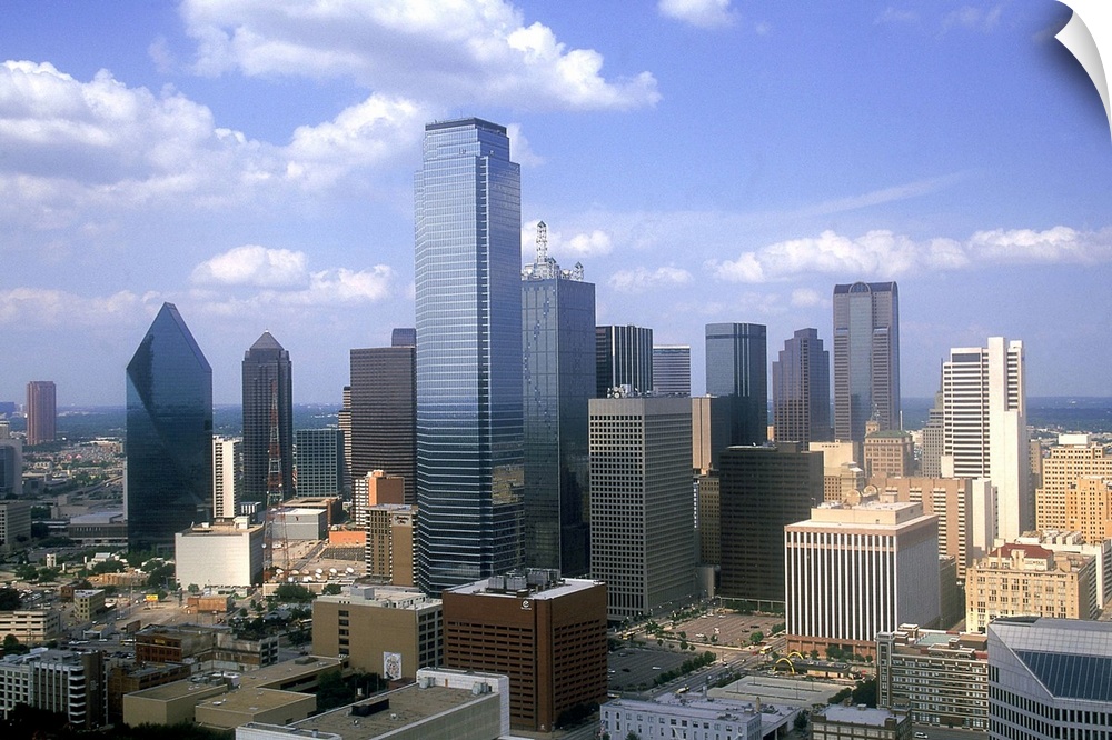 Skyline from Reunion Tower looking north, Dallas, TX