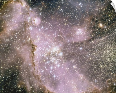 Small Magellanic Cloud, a satellite galaxy of Earth's Milky Way.