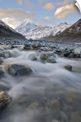 Small stream in Mt Cook National Park, New Zealand.