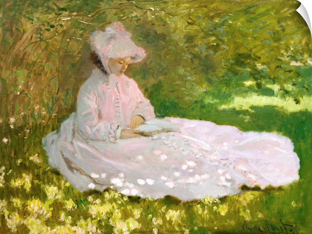 Claude Monet (French, 18401926), Springtime, 1872, oil on canvas, 50 x 65.5 cm (19.7 x 25.8 in), Walters Art Museum, Balti...