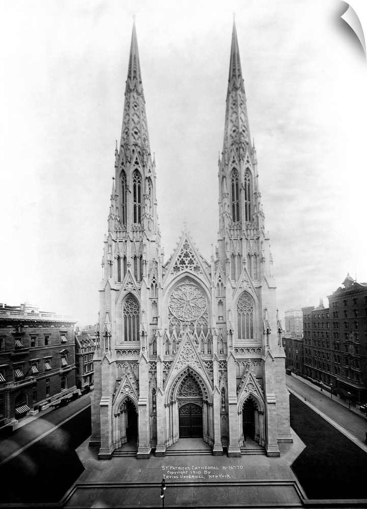 St. Patrick's Cathedral, the largest Catholic cathedral in the United States, stands on Fifth Avenue between 50th and 51st...