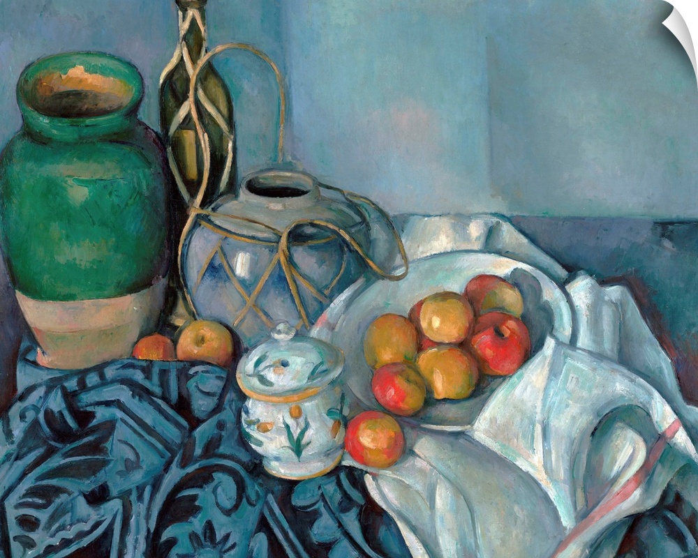 Paul Cezanne (French, 1839-1906), Still Life with Apples, 1893-94, oil on canvas, 65x4 x 81.6 cm (25.7 x 32.1 in), The J. ...
