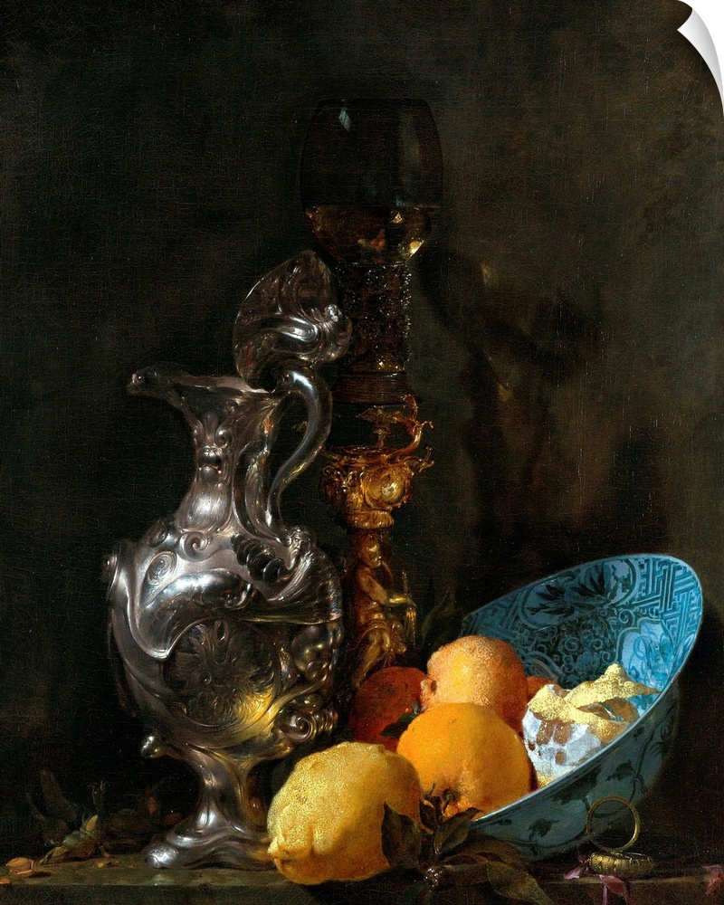 Circa 1655-1657. Oil on canvas. 65.2 x 73.8 cm (25.7 x 29.1 in). Rijksmuseum, Amsterdam, Netherlands.