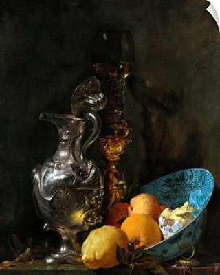 Still Life With Silver Jug By Willem Kalf