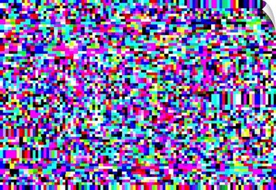 Television Distorted Abstract