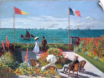 Terrasse at Sainte-Adresse (Terrace At Sainte-Adresse) By Claude Monet